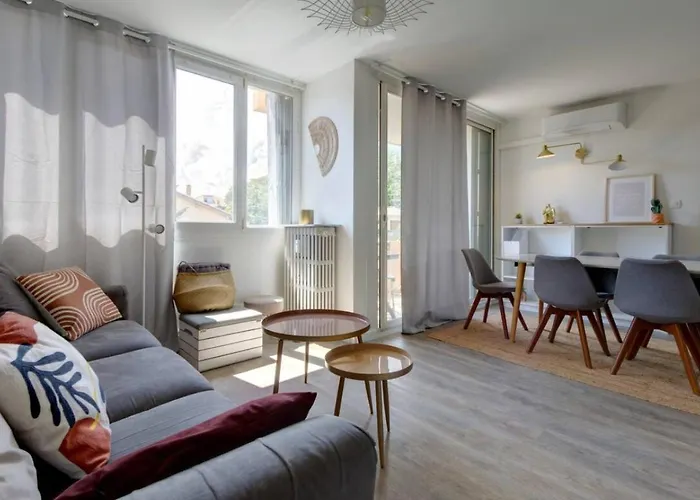 Le Smile - 3 Bedrooms - 8Pers - Parking - Centre Gare